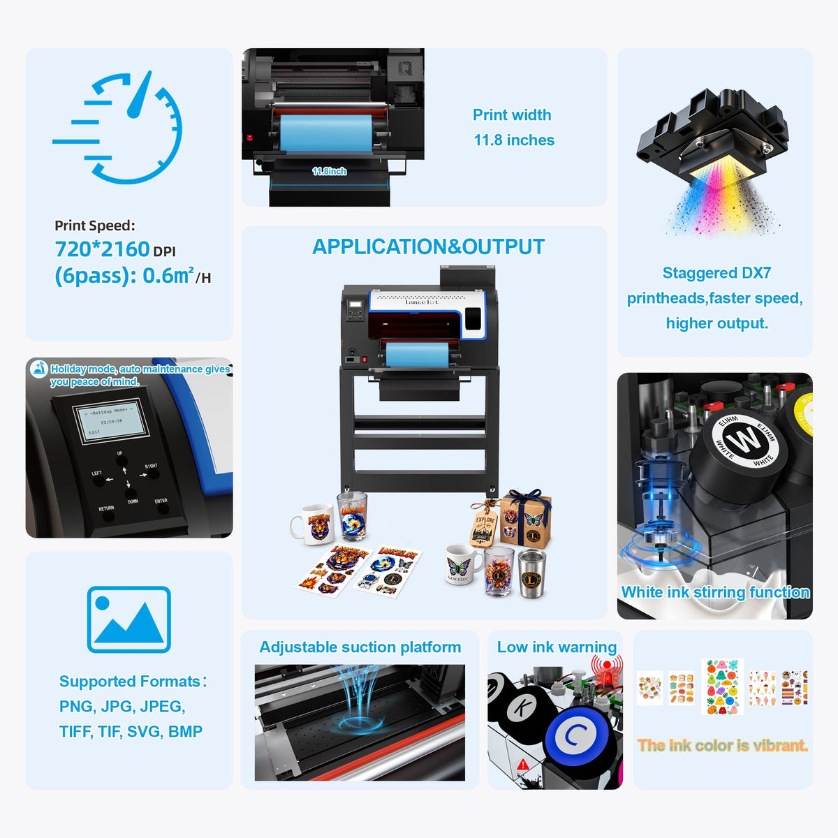 [Early Bird Offer] Lancelot MU1730-A UV DTF Printer All-in-One (Limited Time) - Lancelot US DTF Printer Official Store