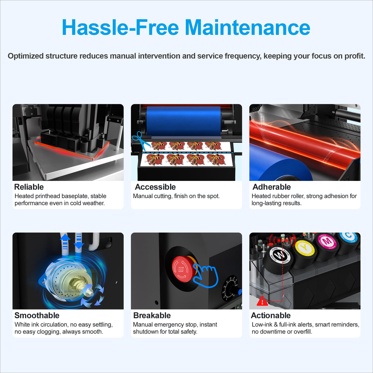 【Early Bird Countdown Offer】Lancelot MU1730 UV DTF / 3D Badges Printer with Cutter &Laminator Roll to Roll All-in-One · Limited Time Exclusive - Lancelot US DTF Printer Official Store
