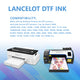 Lancelot DTF Roll Kit: 12-Inch PET Film Roll + 500ML White Ink for T-Shirt Heat Transfer