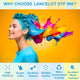 Lancelot Premium White DTF Ink Set (500ml x 2) | High-Opacity Film Transfer Ink