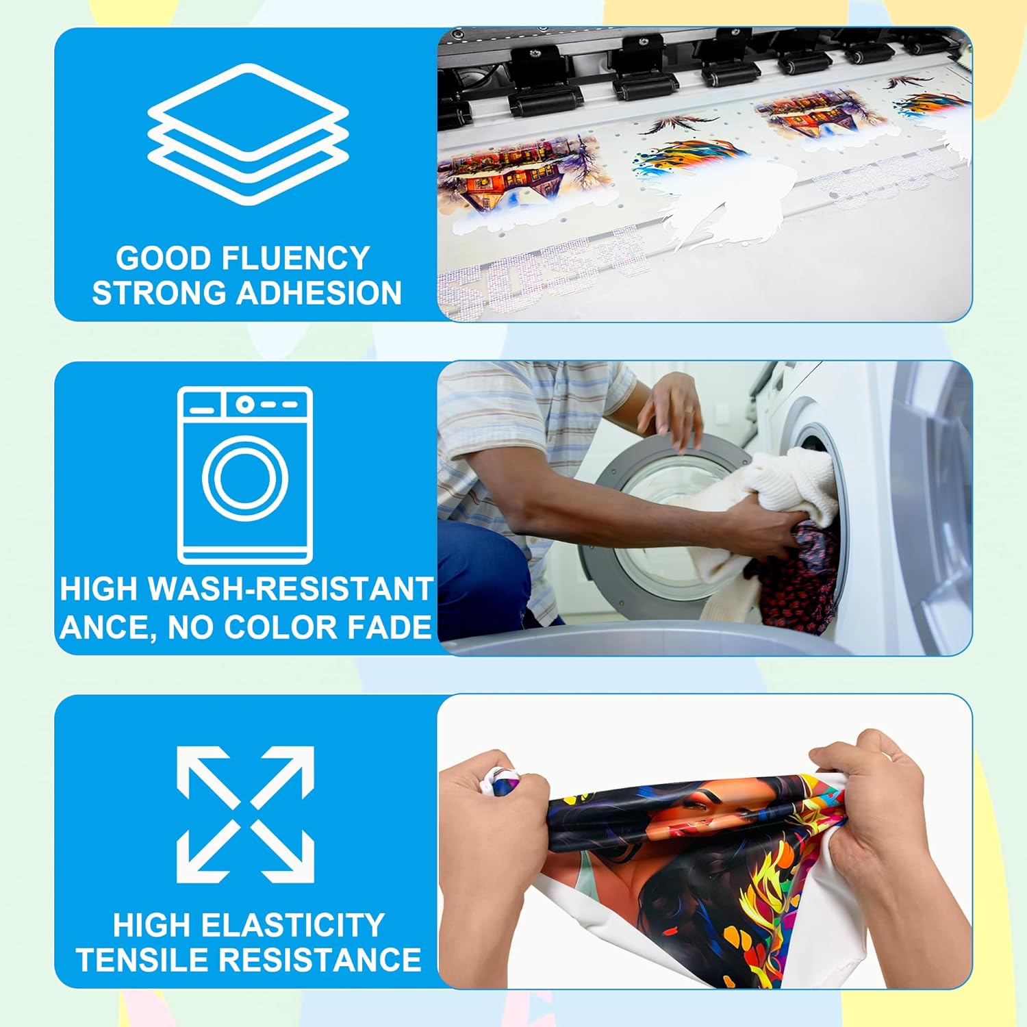 Lancelot Premium White DTF Ink Set (500ml x 2) | High-Opacity Film Transfer Ink