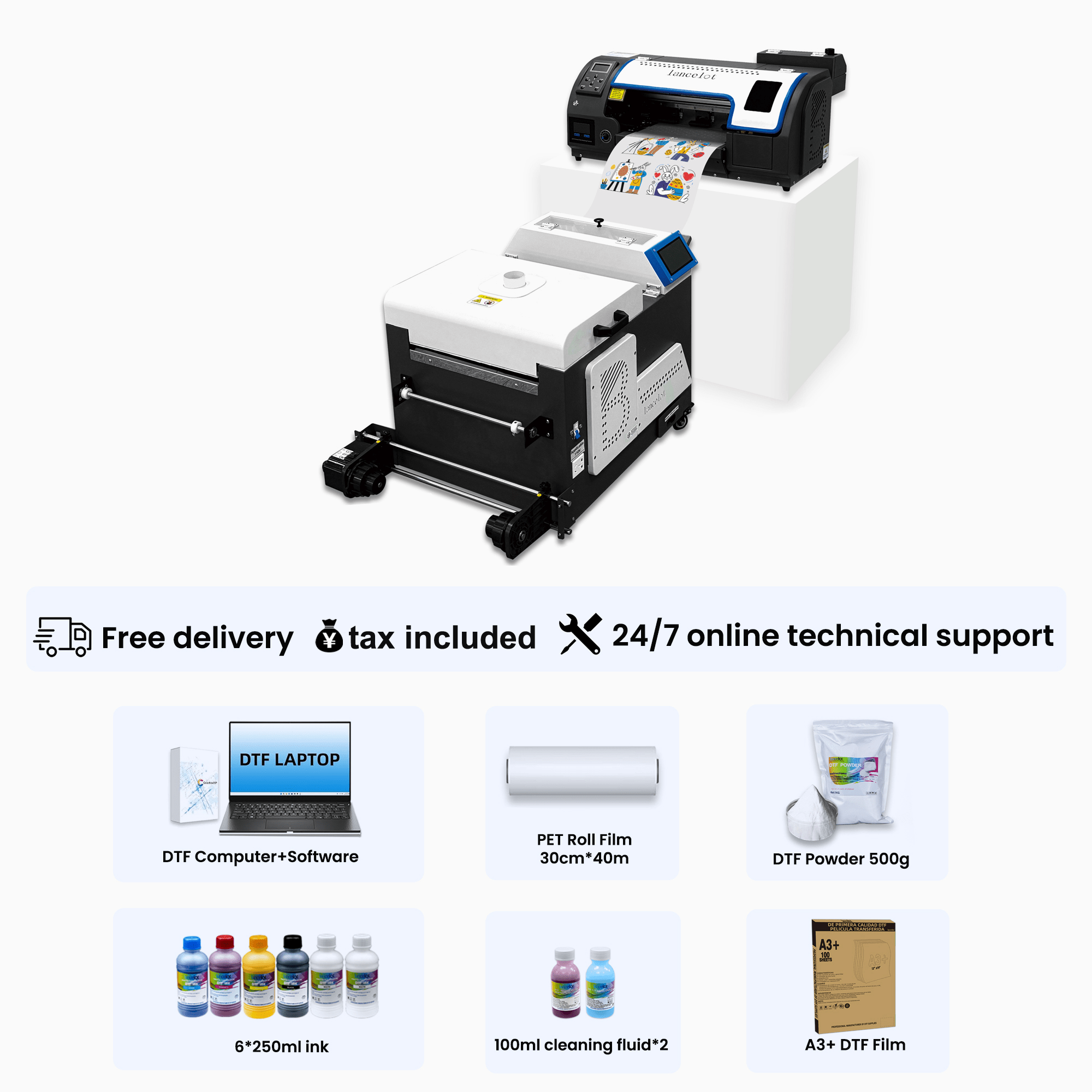 Lancelot M1630 PRO DTF Printer+Powder Shaker | A3 Bundle Kit Lancelot M1630 PRO DTF Printer+Powder Shaker | A3 Bundle Kit