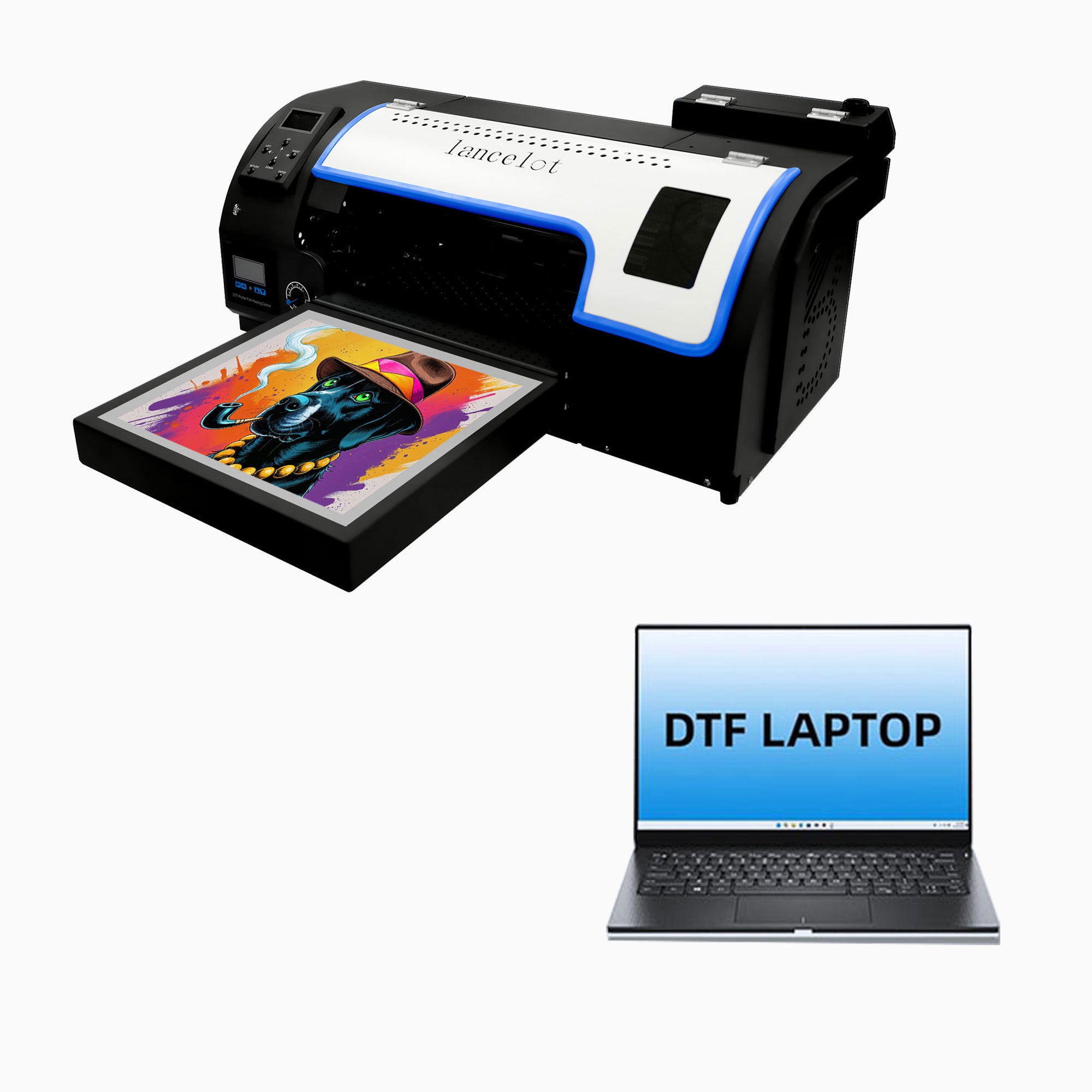 Lancelot M1630 PRO A3 DTF Printer Bundle&Laptop