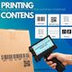 Handheld Inkjet Printer - Portable 0.5" Batch Coding Machine with Quick-Dry Waterproof Ink Cartridge for Labels, Logos & Expiration Dates