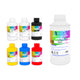 Premium DTF Ink Kit with 500ml White & 250ml Colors Bundle for Heat Transfer T-Shirt Printing